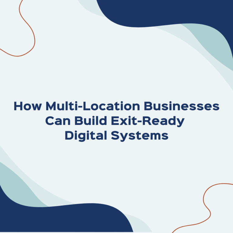 How Multi-Location Businesses Can Build Exit-Ready Digital Systems
