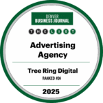 The Denver Business Journal - The List - Top Advertising Agency - Tree Ring Digital